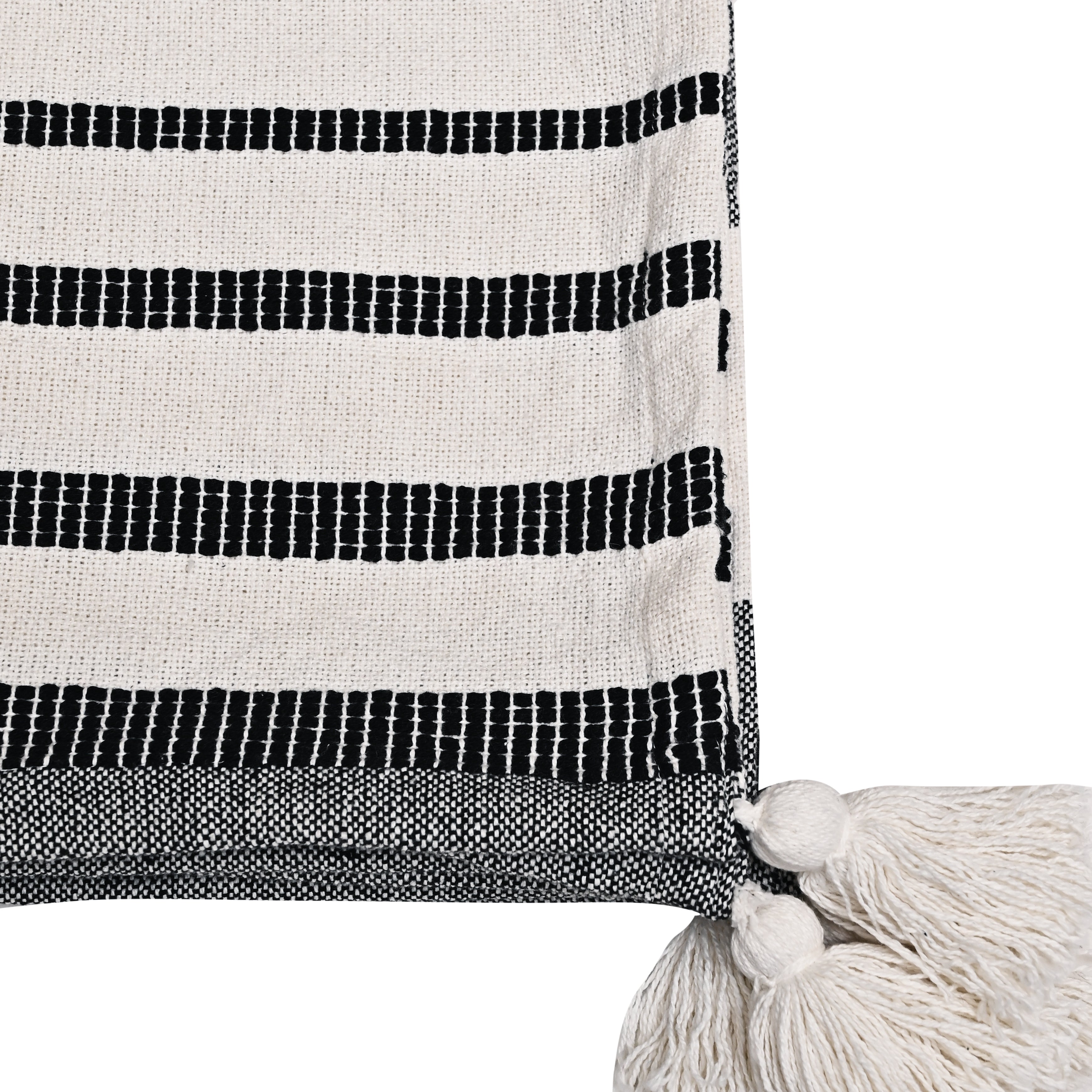 Throw-Stripe-Black-White