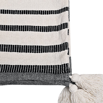 Throw-Stripe-Black-White