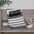 Throw-Fringe-Black-White