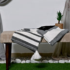 Throw-Fringe-Black-White