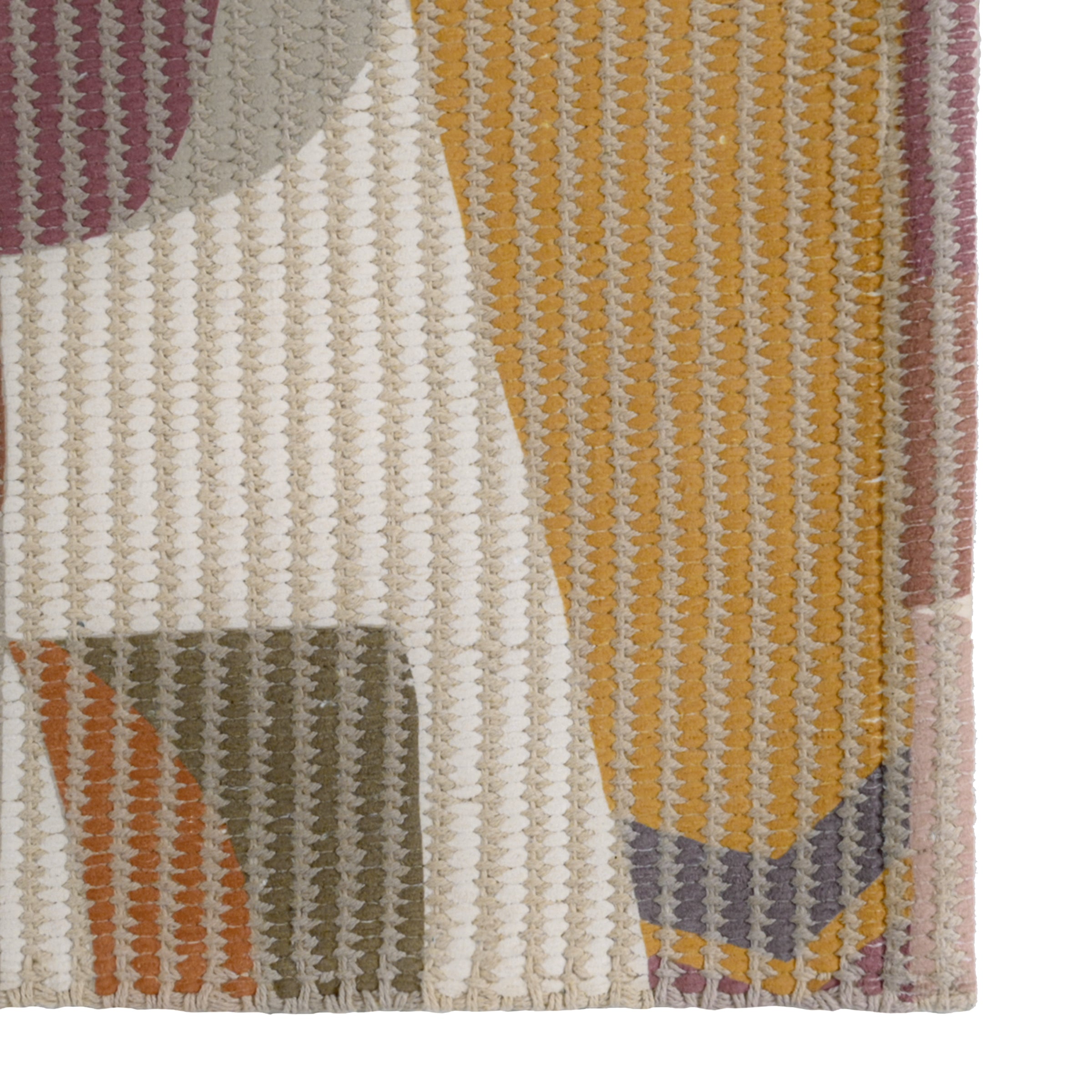 Multicolor Abstract Woven Floor Runner – 60x22 Inch