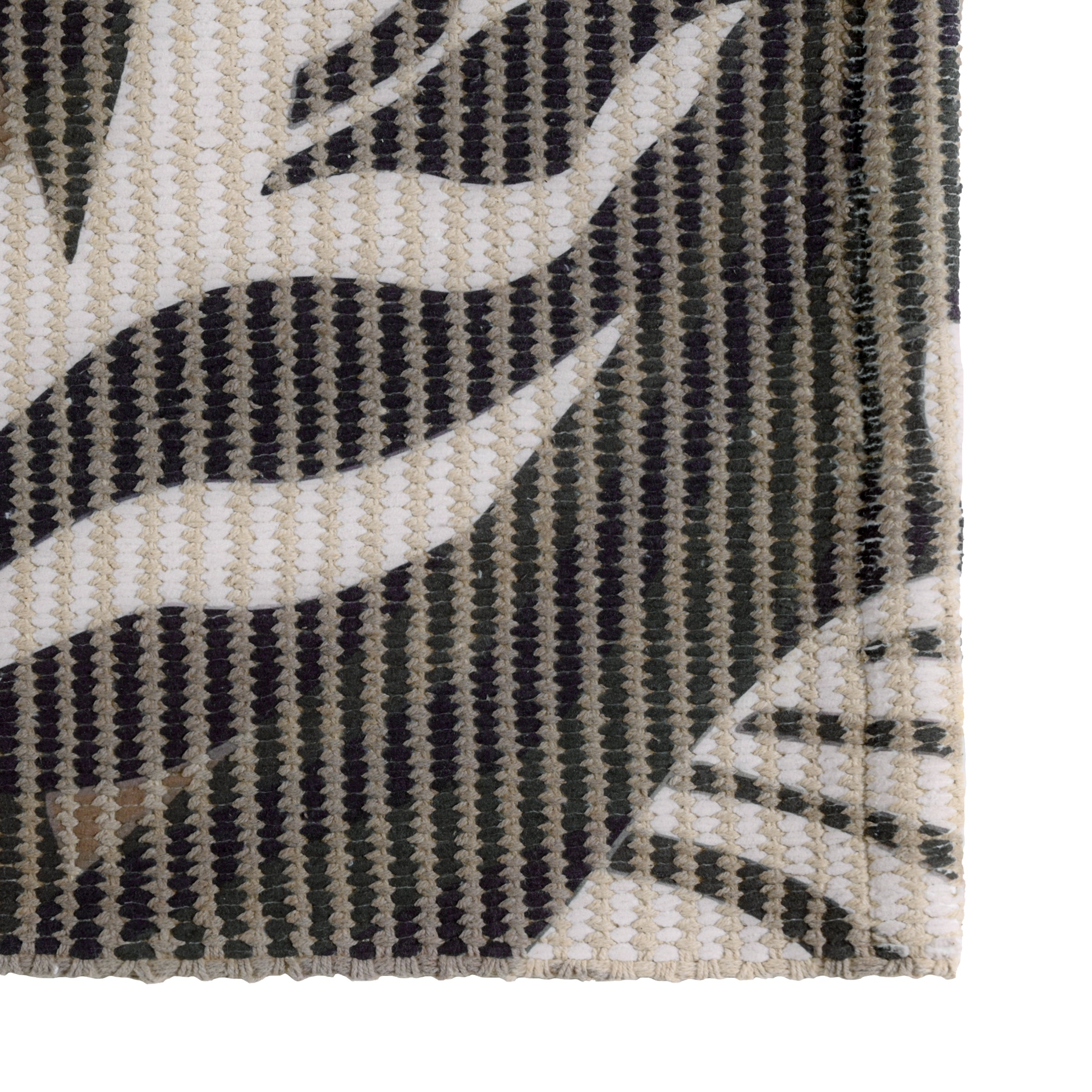 Zebra Print Woven Floor Runner – 60x22 Inch
