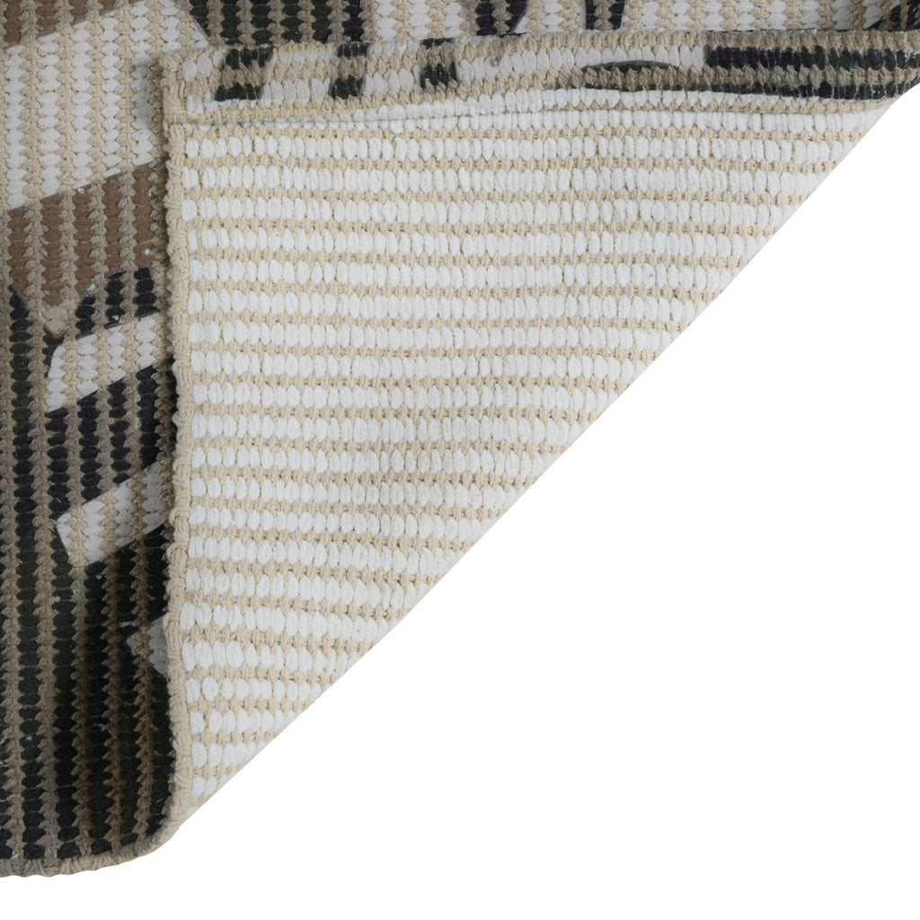 Zebra Print Woven Floor Runner – 60x22 Inch