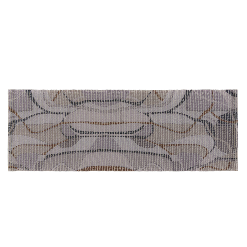 Abstract Wave Woven Floor Runner – 60x22 Inch