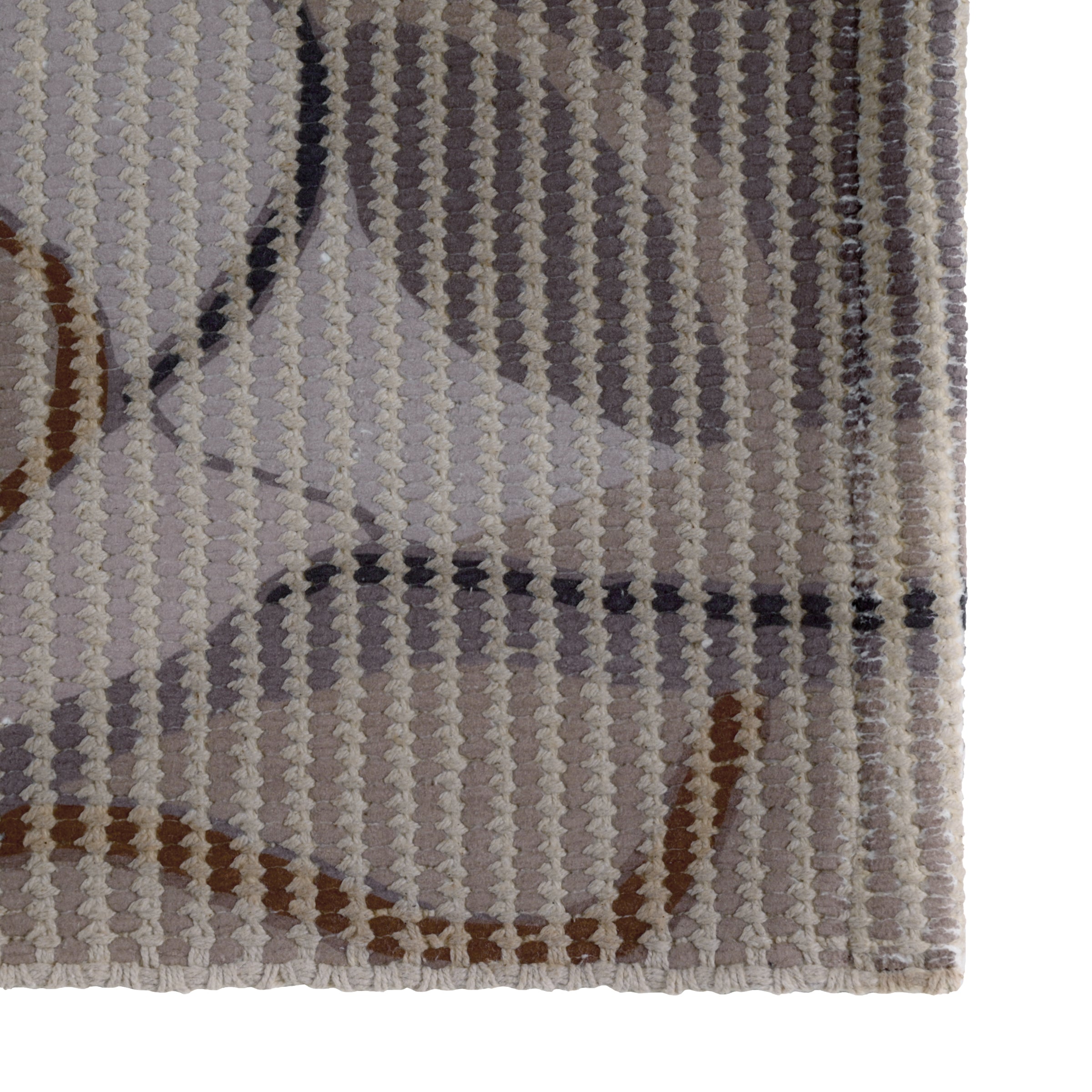 Abstract Wave Woven Floor Runner – 60x22 Inch