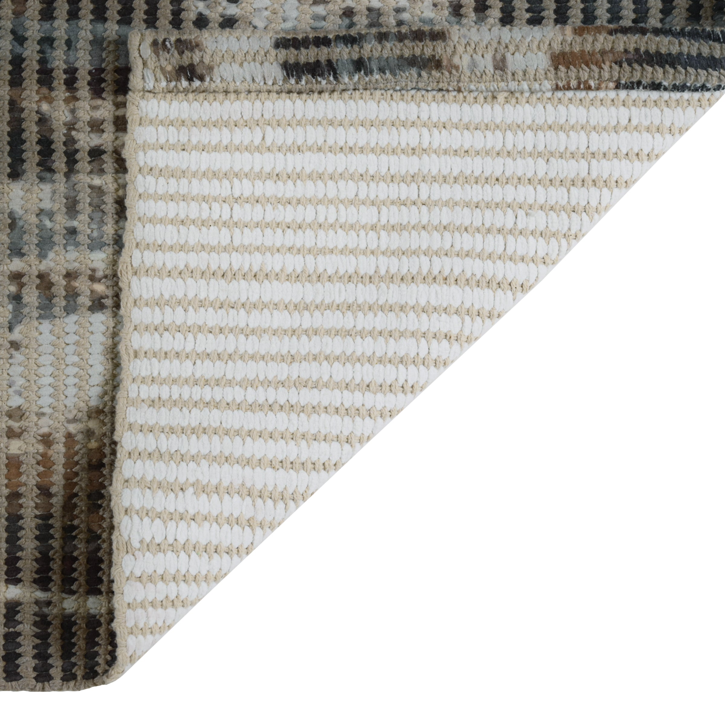 Rustic Brushstroke Woven Floor Runner – 60x22 Inch