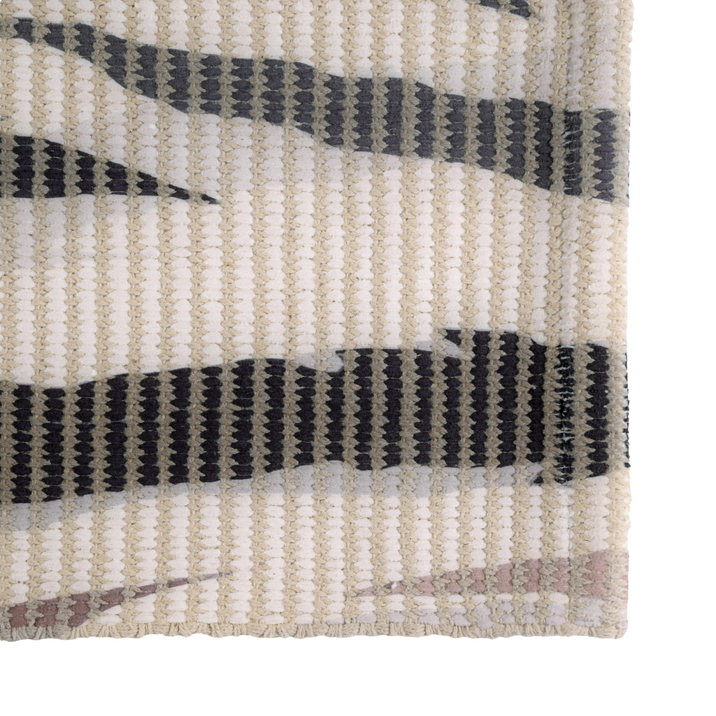 Rustic Brushstroke Woven Floor Runner – 60x22 Inch