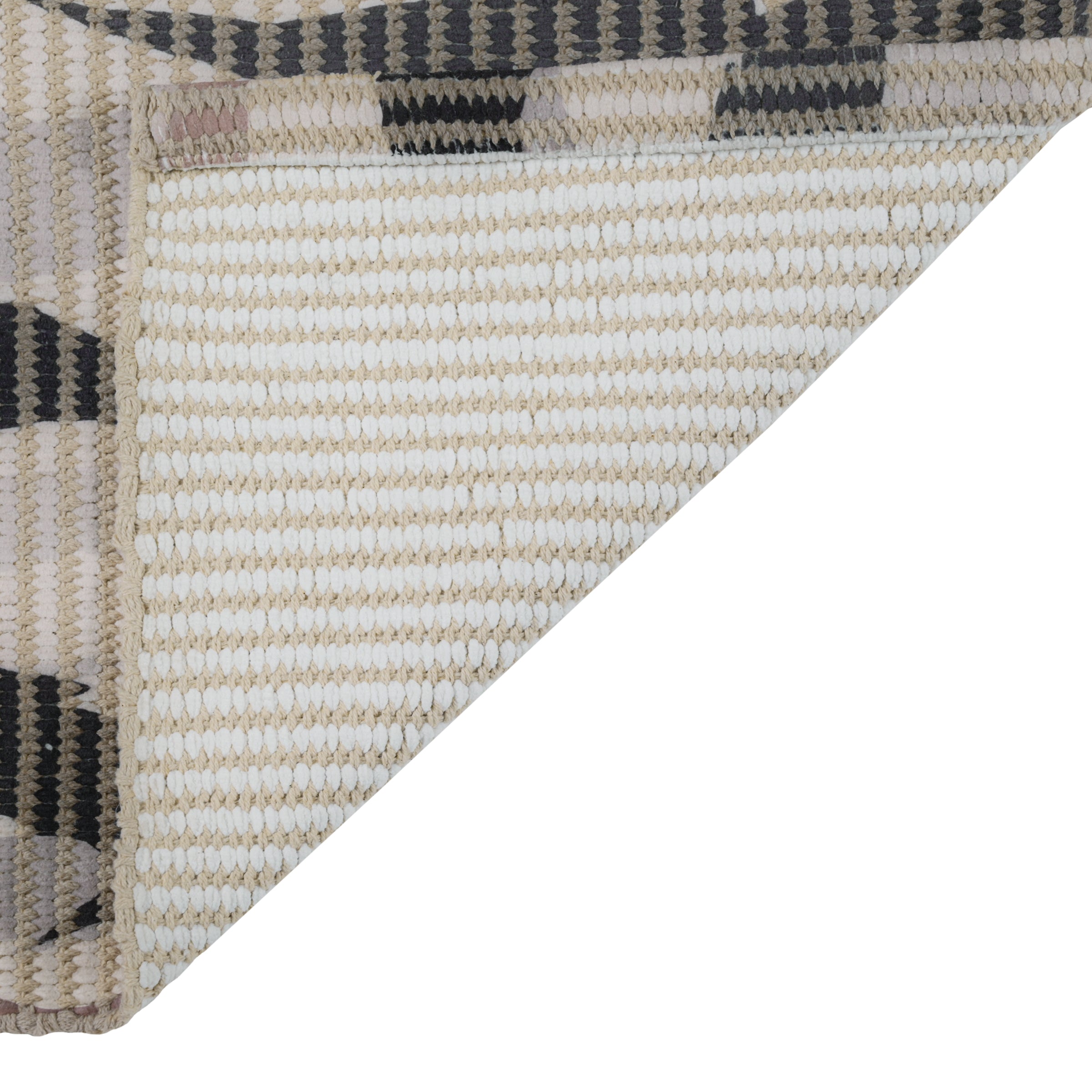 Rustic Brushstroke Woven Floor Runner – 60x22 Inch