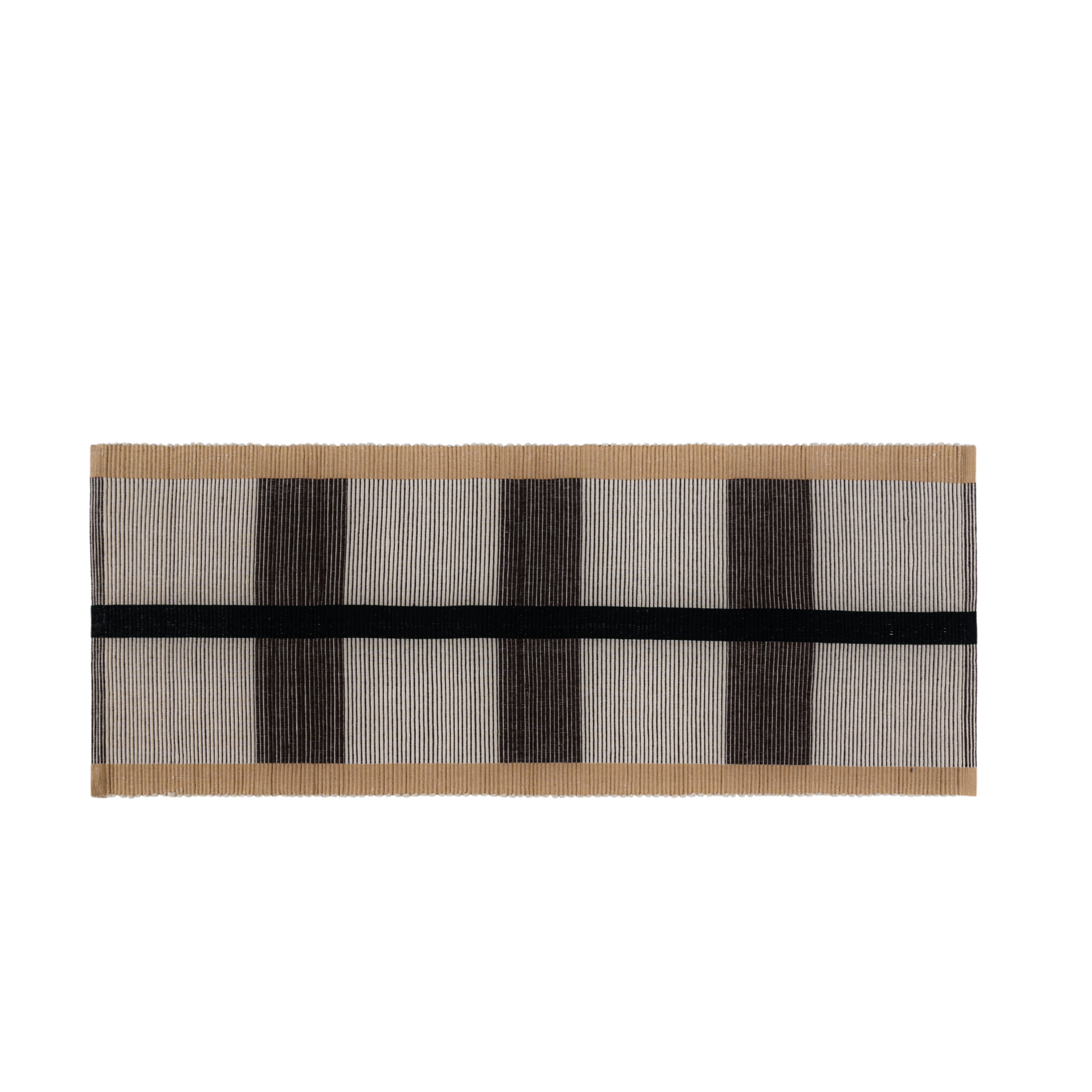Soft Woven Striped Floor Runner – 58x21 Inch