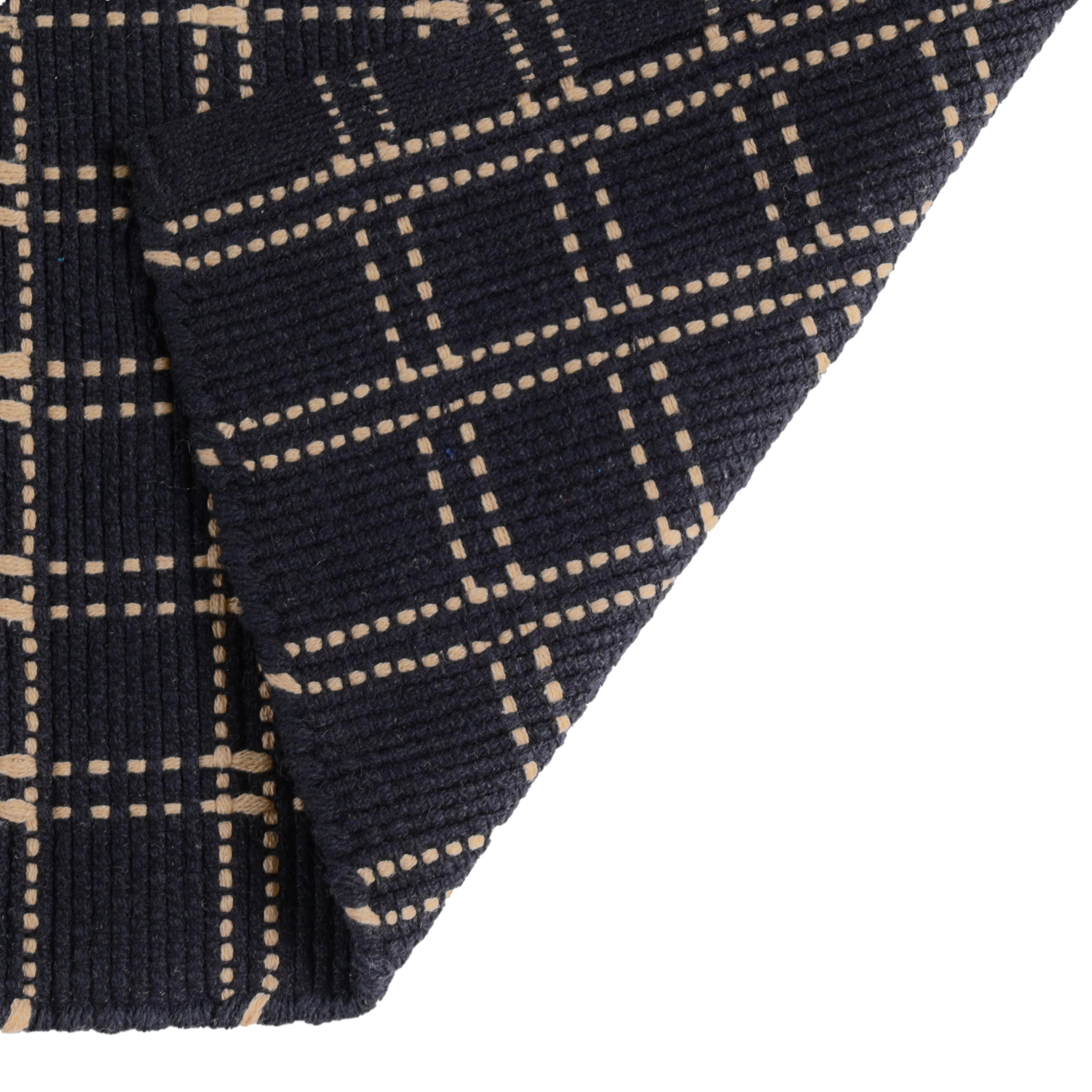 Classic Checkered Woven Floor Runner – 53x20 Inch