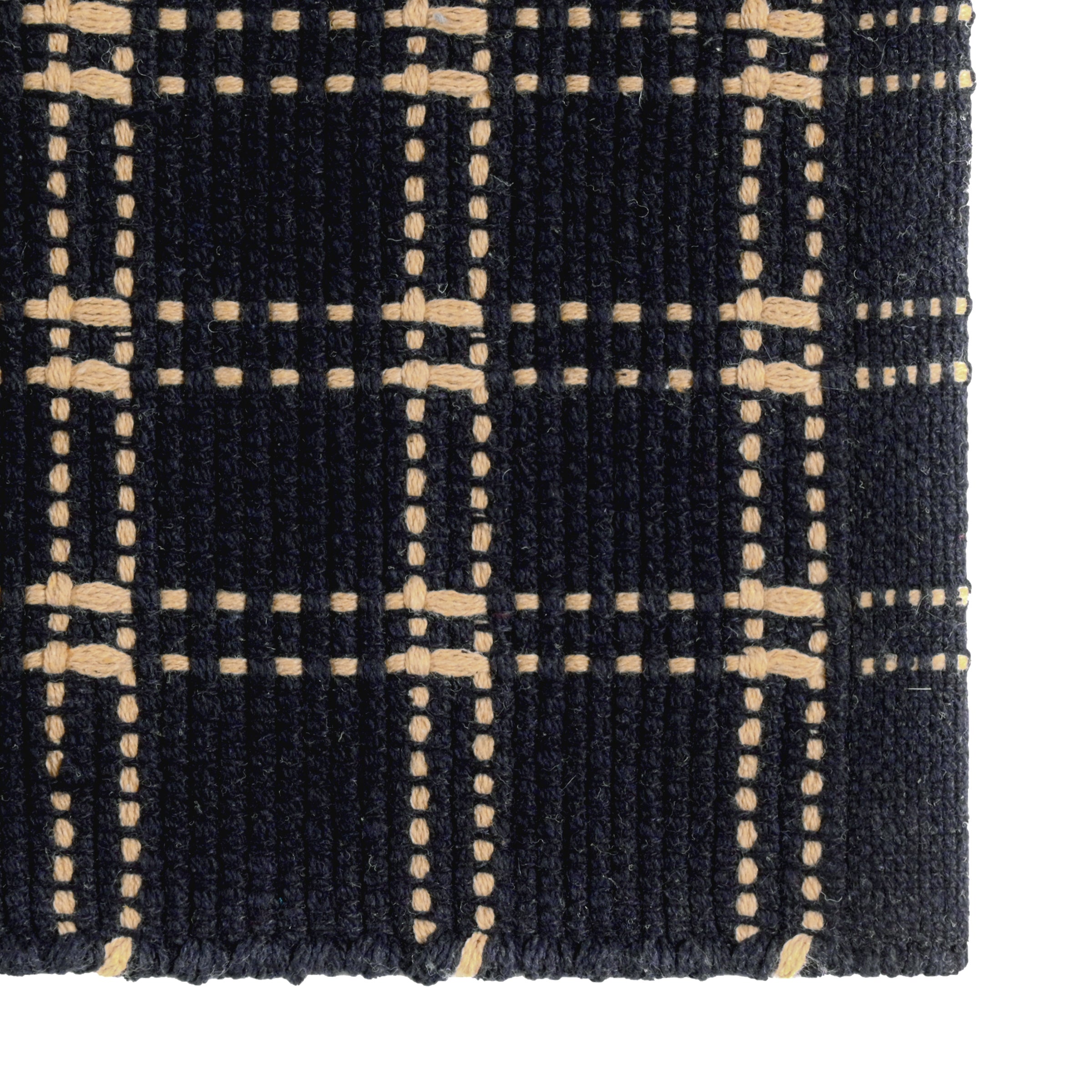 Classic Checkered Woven Floor Runner – 53x20 Inch