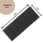 Classic Checkered Woven Floor Runner – 53x20 Inch