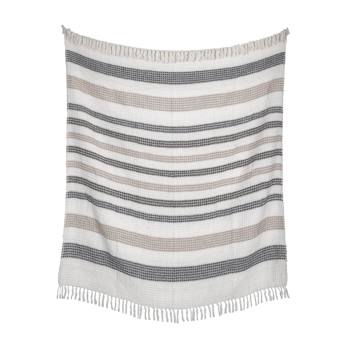 Throw-Honeycomb-White