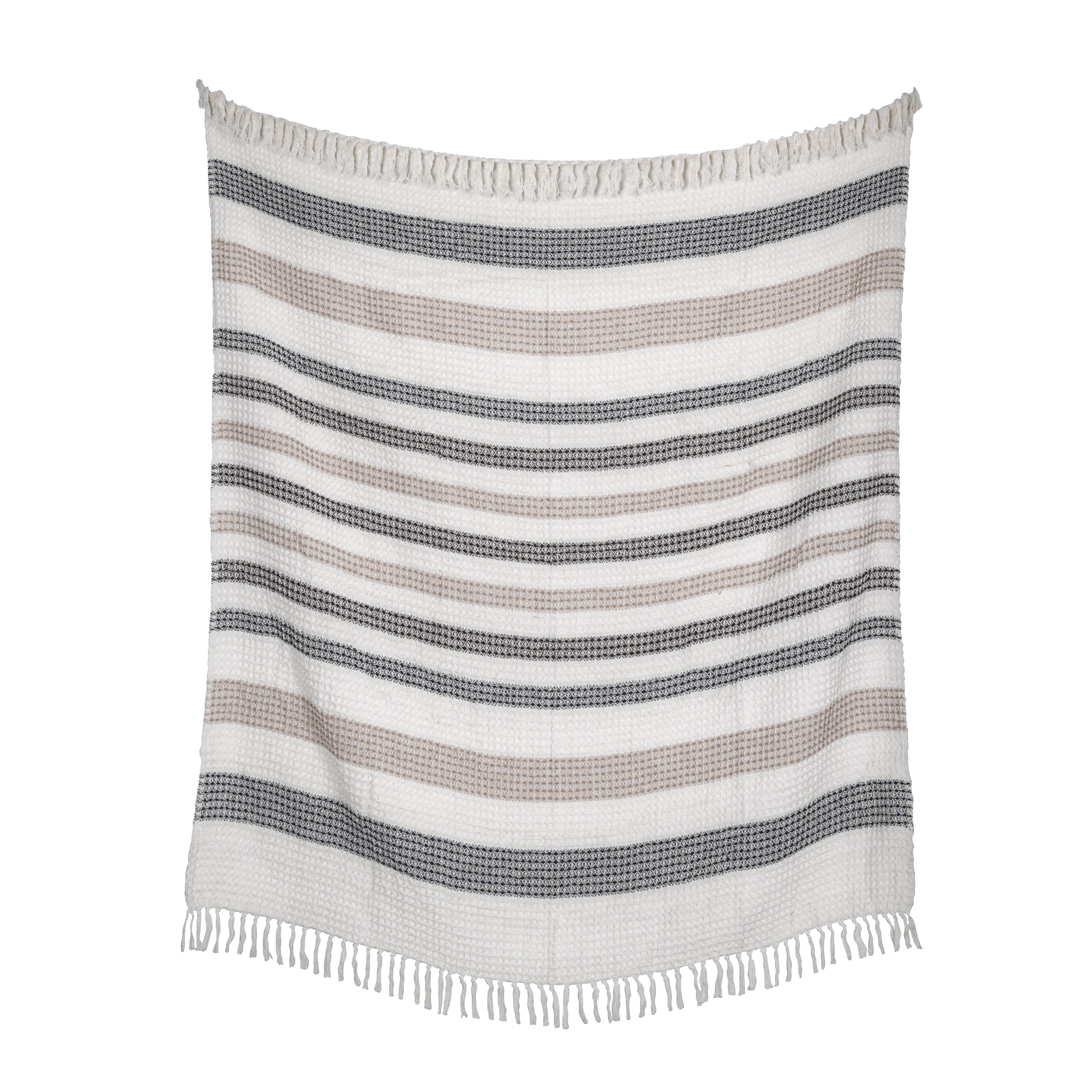 Throw-Honeycomb-White