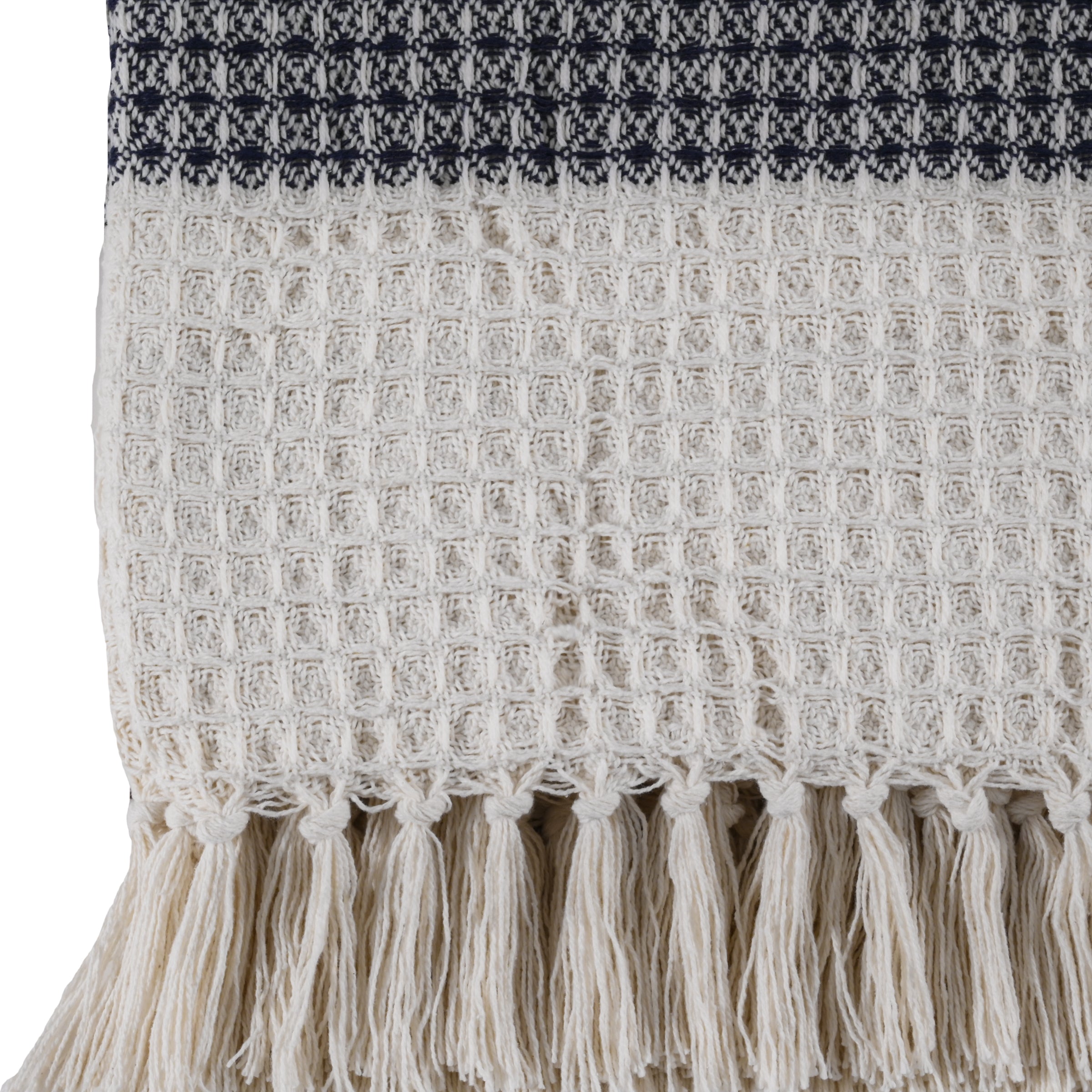 Throw-Honeycomb-White