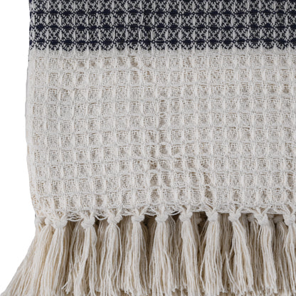 Throw-Honeycomb-White