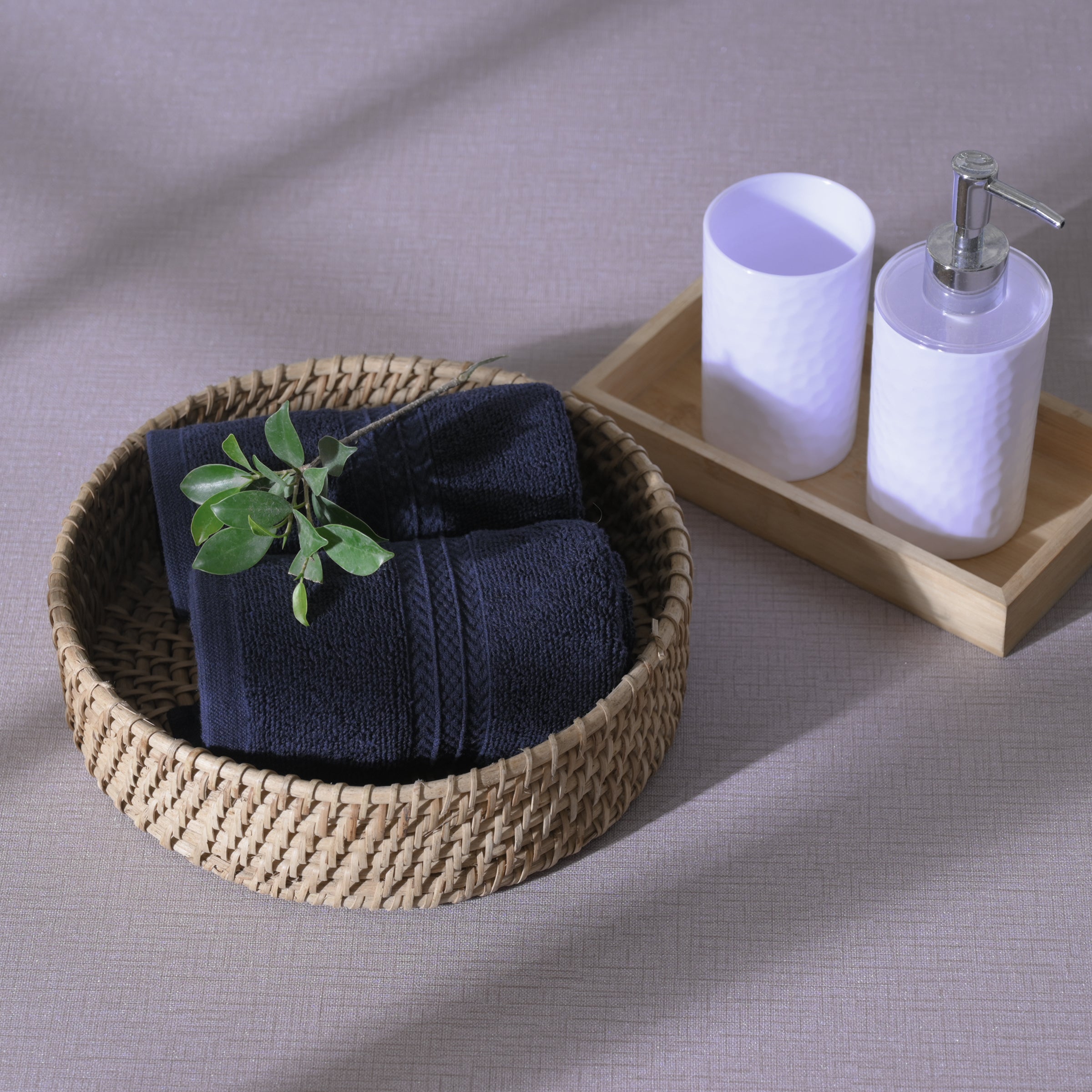 Premium Tulip Hand Towel Set of 4
