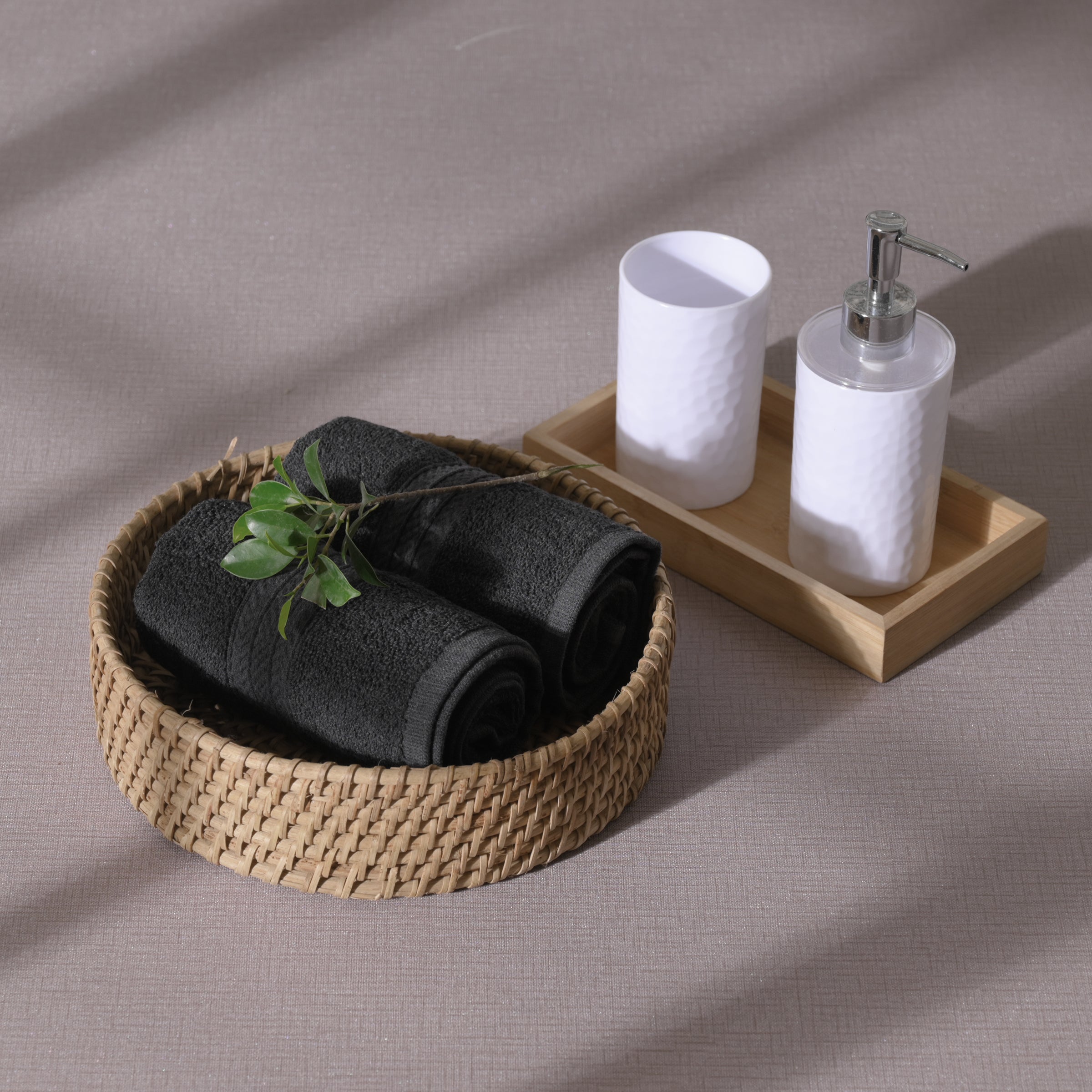 Premium Tulip Hand Towel Set of 4