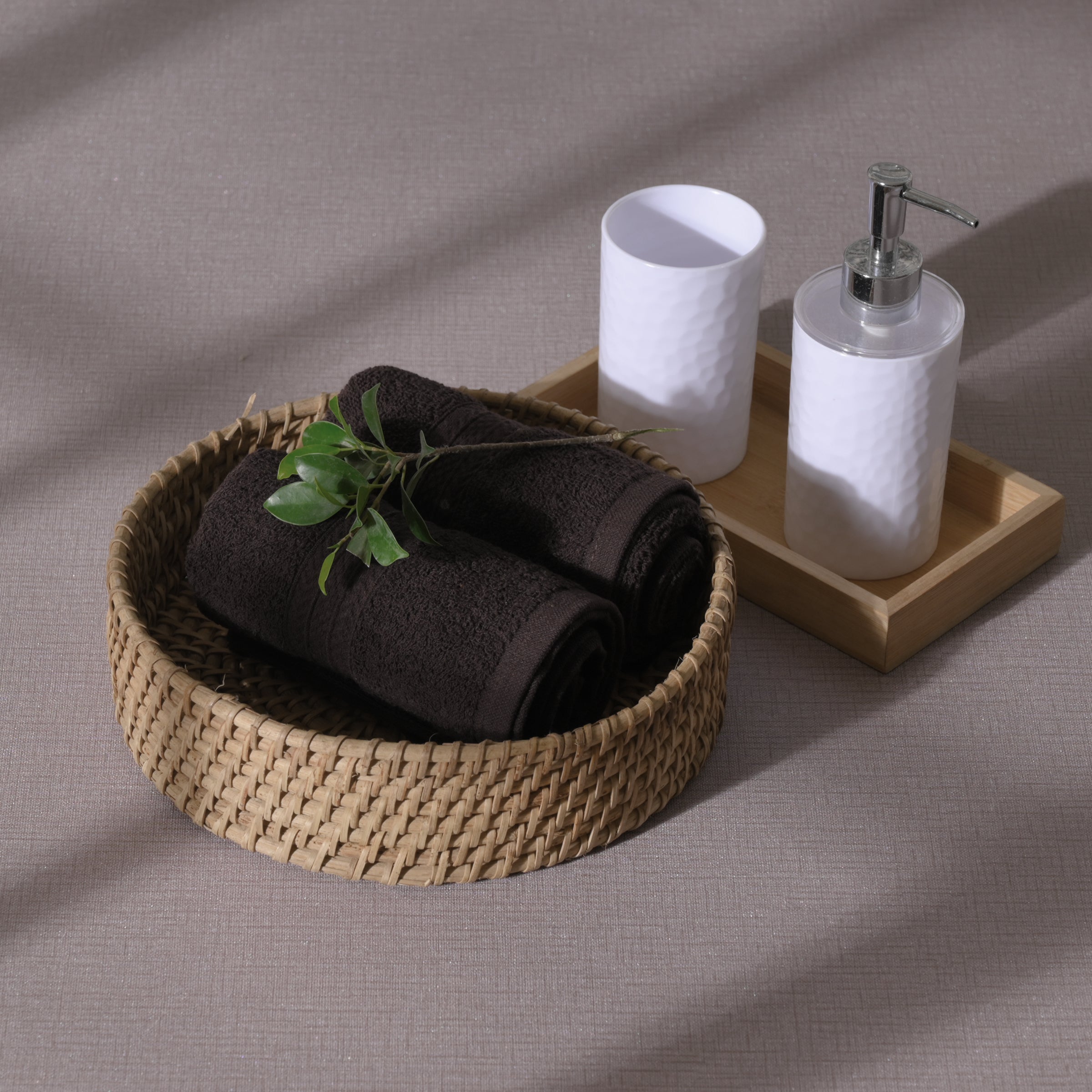 Premium Tulip Hand Towel Set of 4