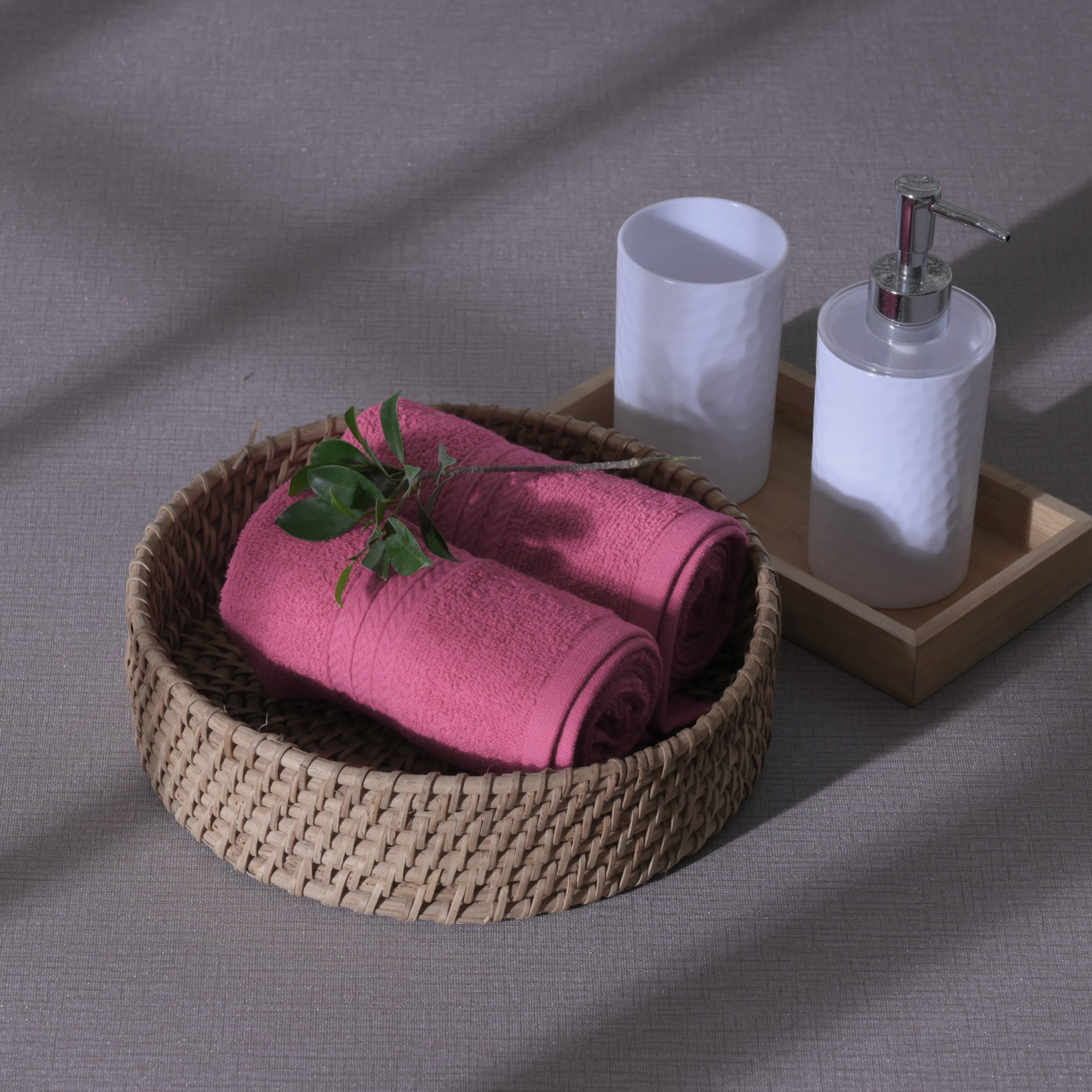 Premium Tulip Hand Towel Set of 4