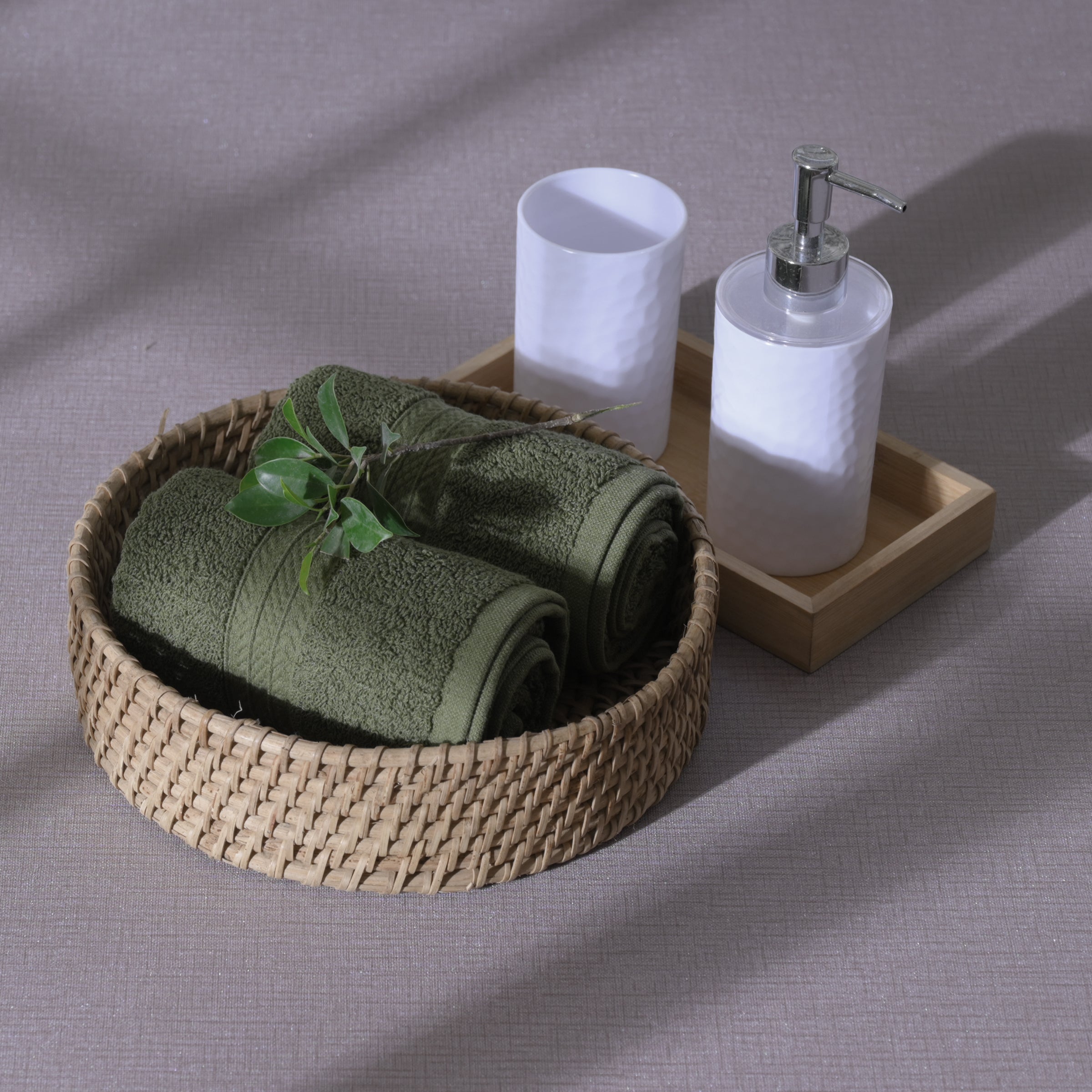 Premium Tulip Hand Towel Set of 4