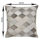 Hair-on-Hide Leather Pillow