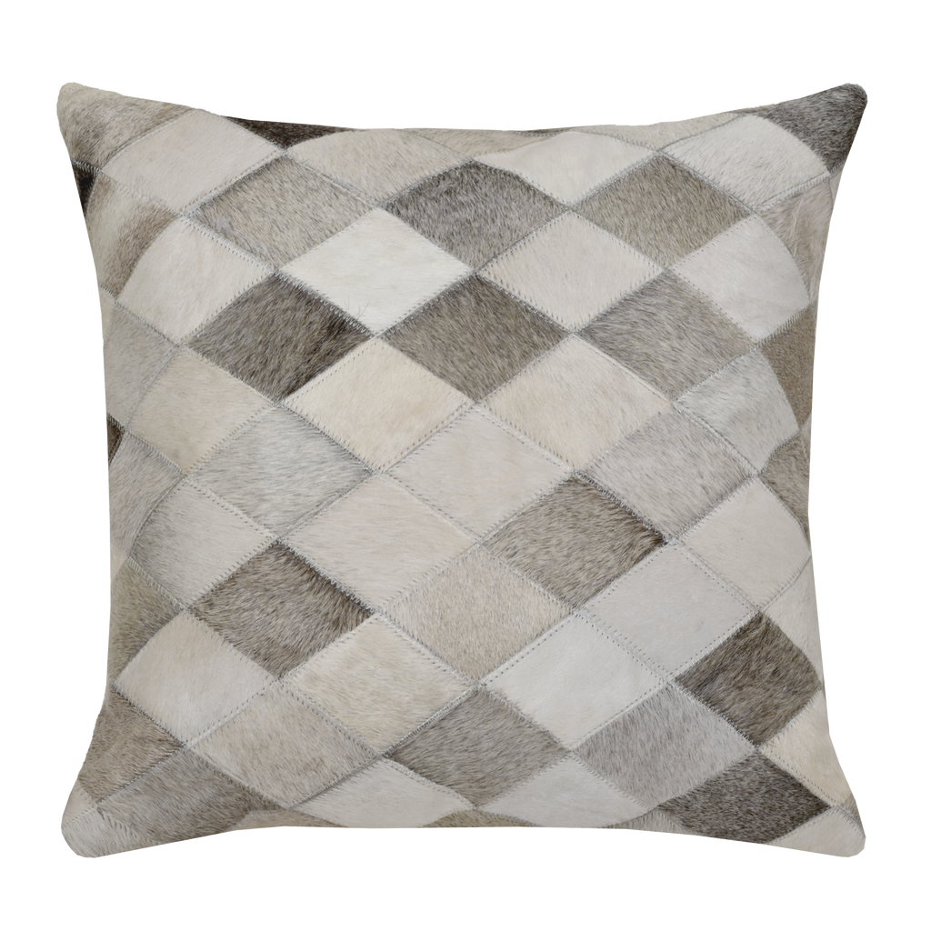 Hair-on-Hide Leather Pillow