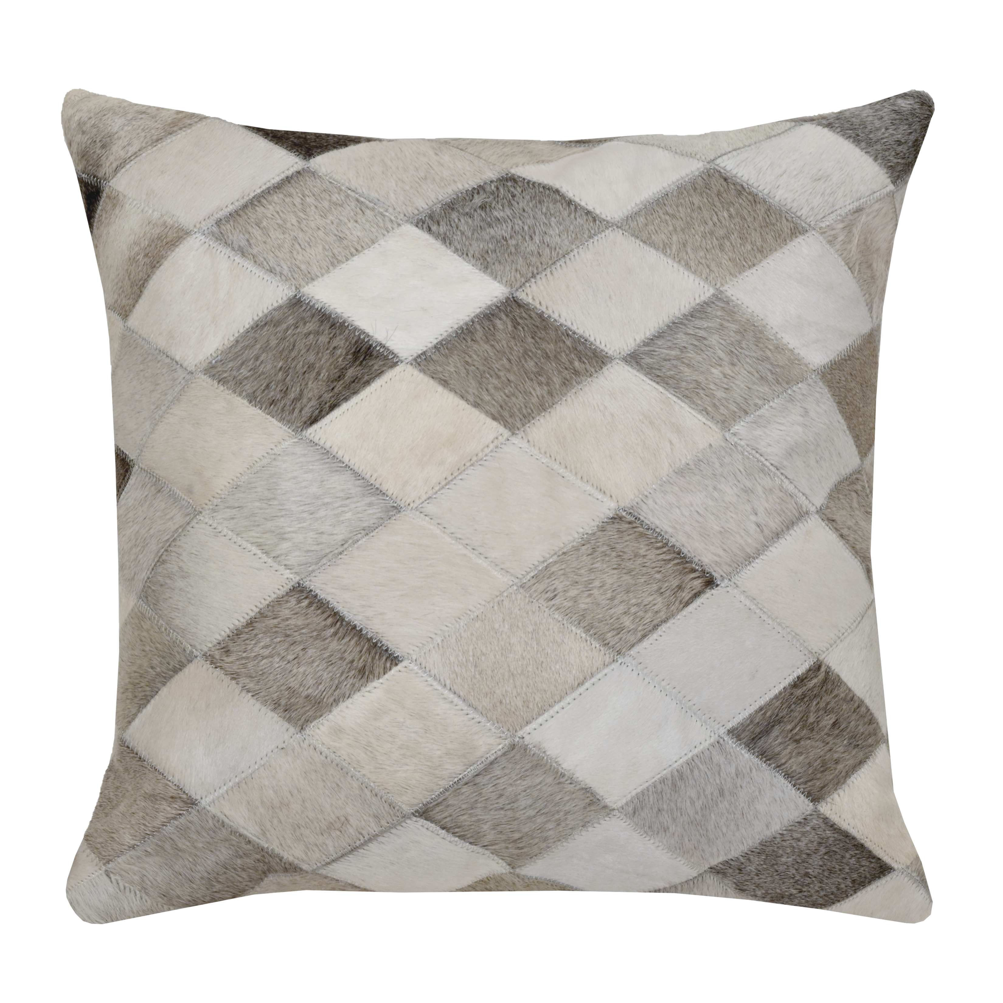 Hair-on-Hide Leather Pillow