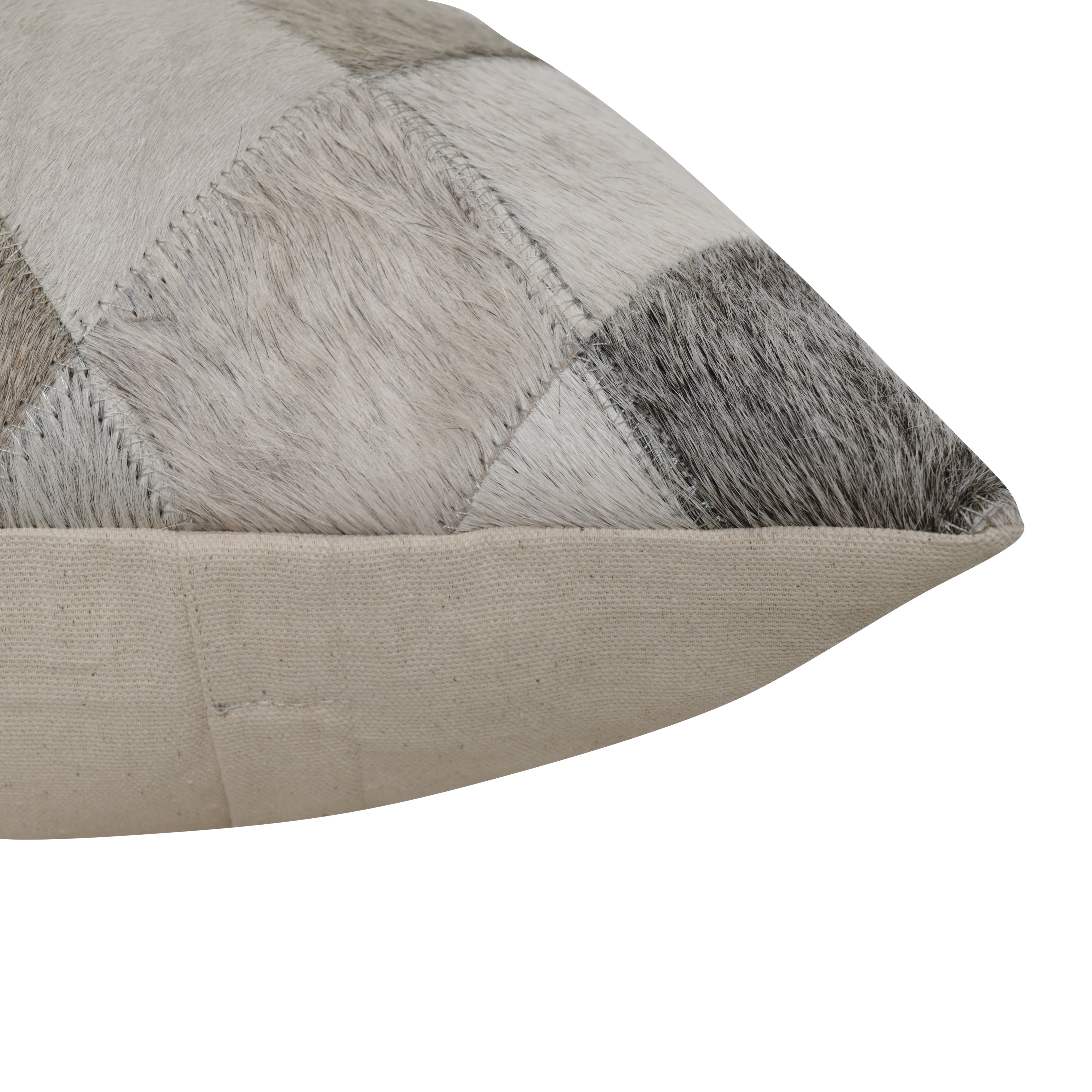 Hair-on-Hide Leather Pillow