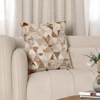 Hair-on-Hide Leather Pillow
