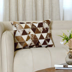 Hair-on-Hide Leather Pillow