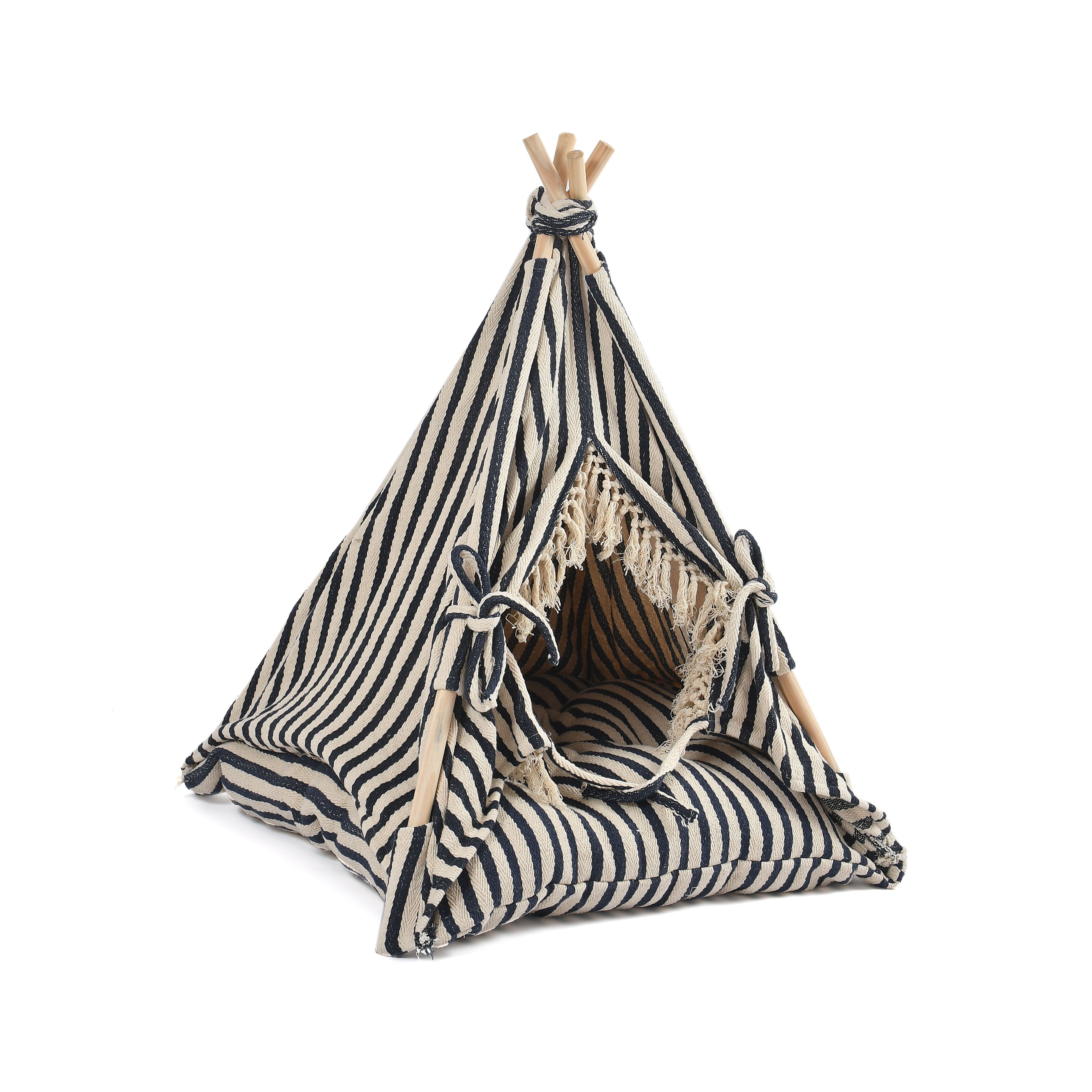 Teepee-Blue&Natural