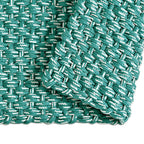 Handwoven Textured Bathmat – 60x40 cm (Teal Green)