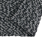 Handwoven Textured Bathmat – 60x40 cm (Black & White)