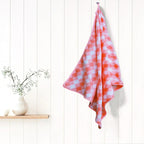 Cozy Checks Towels Set of 2