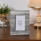 Grey Veined Marble Photo Frame by Decovia