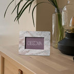 Pink & Grey Marble Photo Frame by Decovia