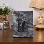 Decovia Black Marble Photo Frame – Timeless Elegance in Stone