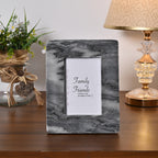 Decovia Black Marble Photo Frame – Timeless Elegance in Stone