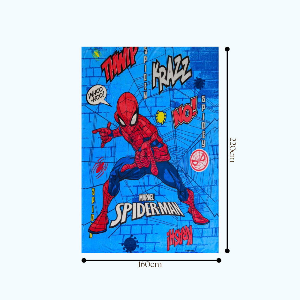 DECOVIA Disney Kids Printed Single Bed Blanket | Soft &amp; Cozy Cartoon Blanket