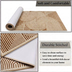 Geo Textured Digital Print Anti Skid Runner