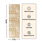 Geo Textured Digital Print Anti Skid Runner