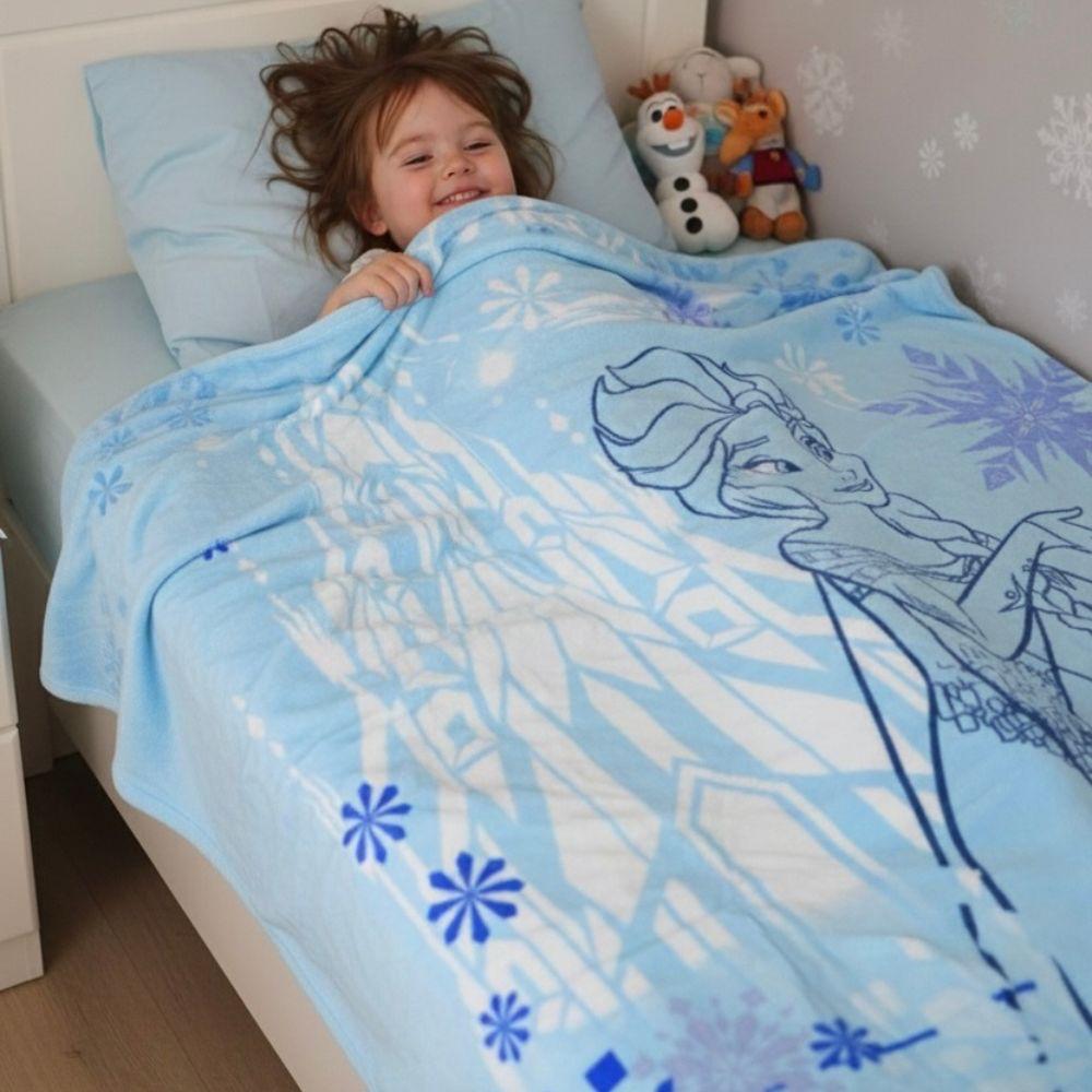 DECOVIA Disney Kids Printed Single Bed Blanket | Soft &amp; Cozy Cartoon Blanket