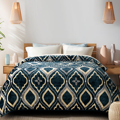 Decovia Royal Moroccan Blanket – Classic Elegance, Supreme Softness