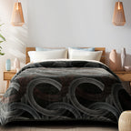 Decovia Midnight Orbit Blanket – Modern Elegance in Every Layer