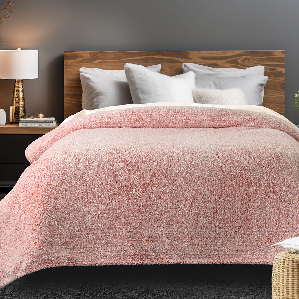 Cozy Sherpa Fleece Blanket – Ultra-Soft, Warm &amp; Lightweight Blanket